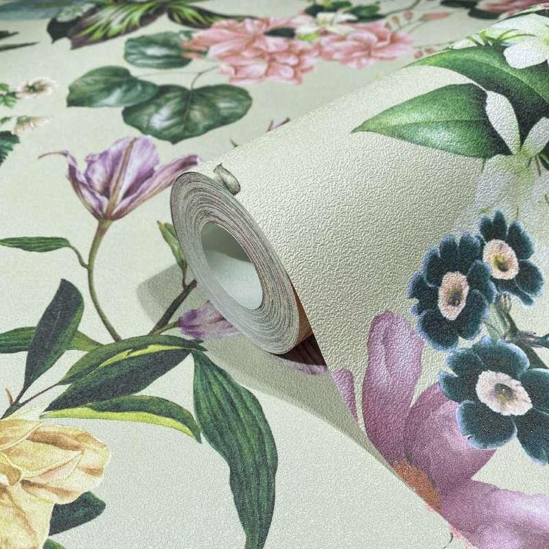 Tapete Bunt, Greige Marburg Vliestapete (1043392)