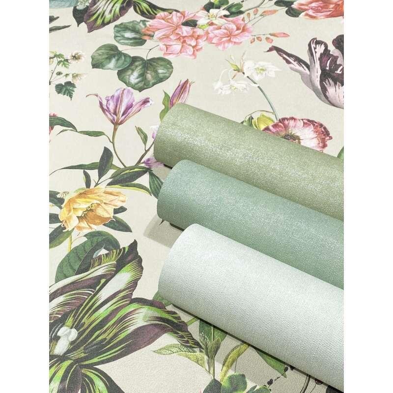 Tapete Bunt, Greige Marburg Vliestapete (1043392)