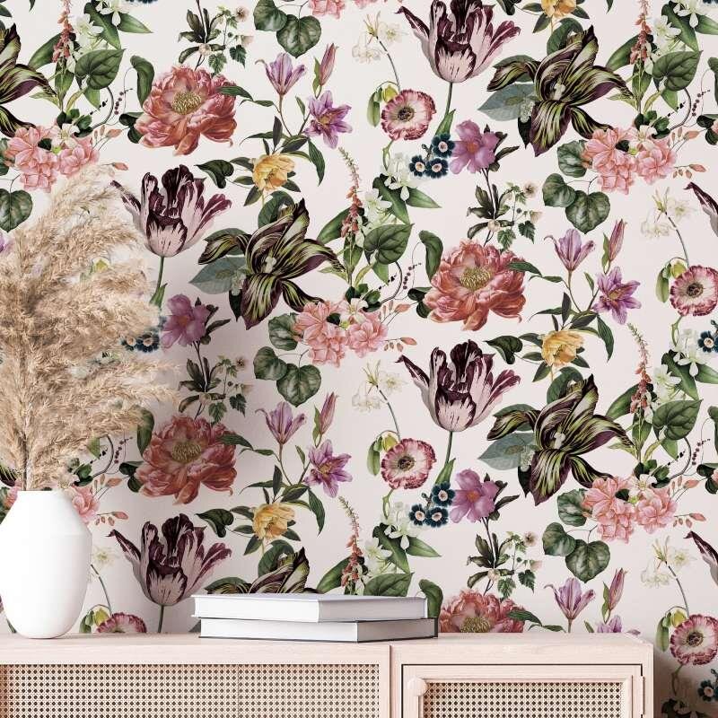 Tapete Bunt, Weiß Marburg Vliestapete (1043389)