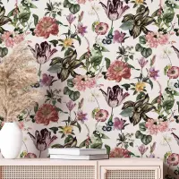 Tapete Bunt, Wei&szlig; Marburg Vliestapete (1043389)