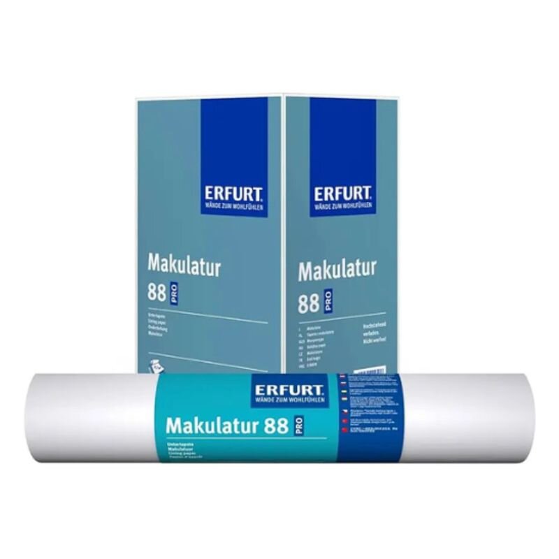 ERFURT Makulatur 88 PRO, Karton 33,5 x 0,53 m (12 x Rolle)