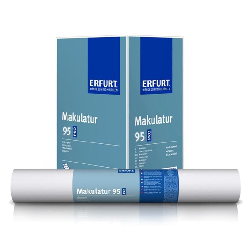 ERFURT Makulatur 95 PRO, Karton 17,5 x 0,53 m (20 x Rolle)