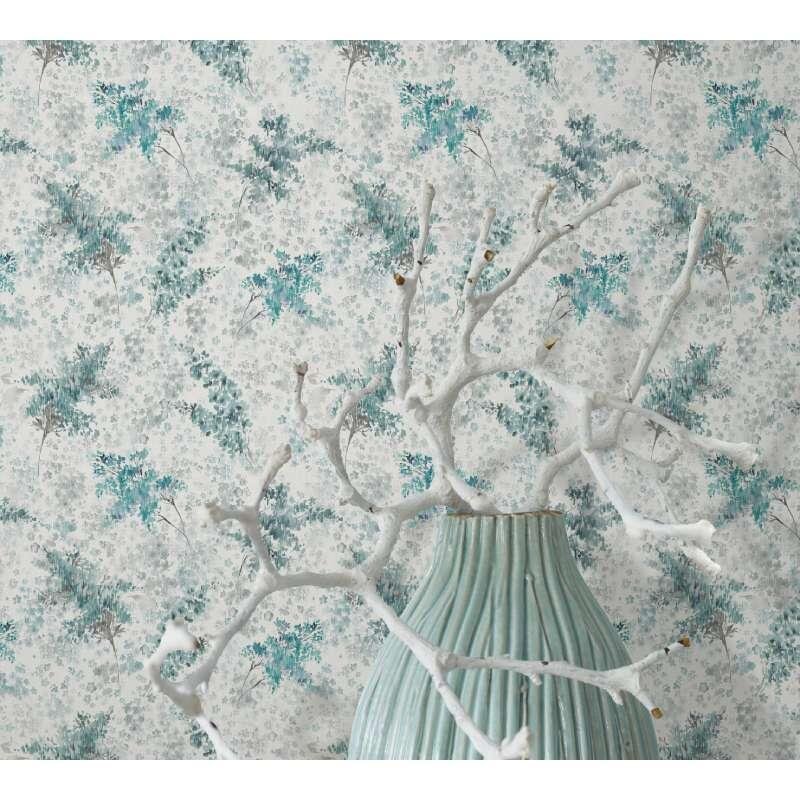 Tapete Blau, Türkis Marburg Vliestapete (1043382)