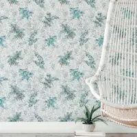 Tapete Blau, T&uuml;rkis Marburg Vliestapete (1043382)