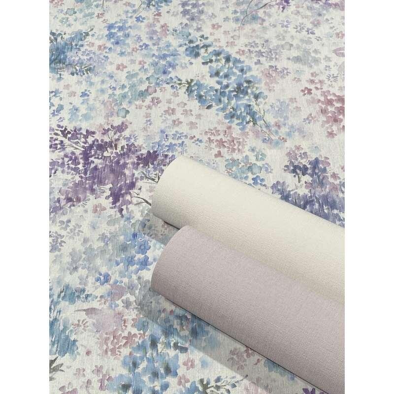 Tapete Blau, Lila Marburg Vliestapete (1043381)