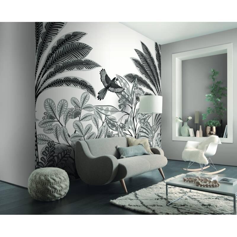 Digitaldruck-Tapete Schwarz-Weiß ELLE Decoration (1043346)