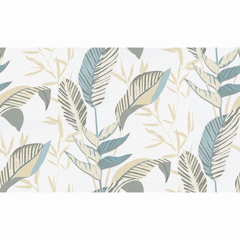 Tapete Beige, Creme, Blau, Grün ELLE Decoration Vliestapete (1043322)