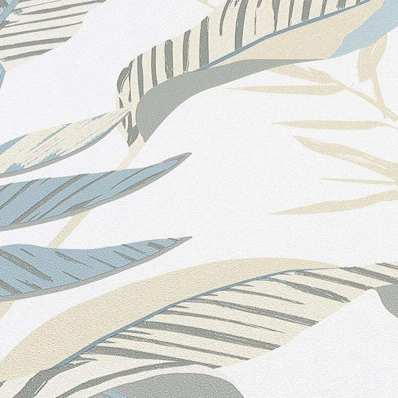 Tapete Beige, Creme, Blau, Grün ELLE Decoration Vliestapete (1043322)