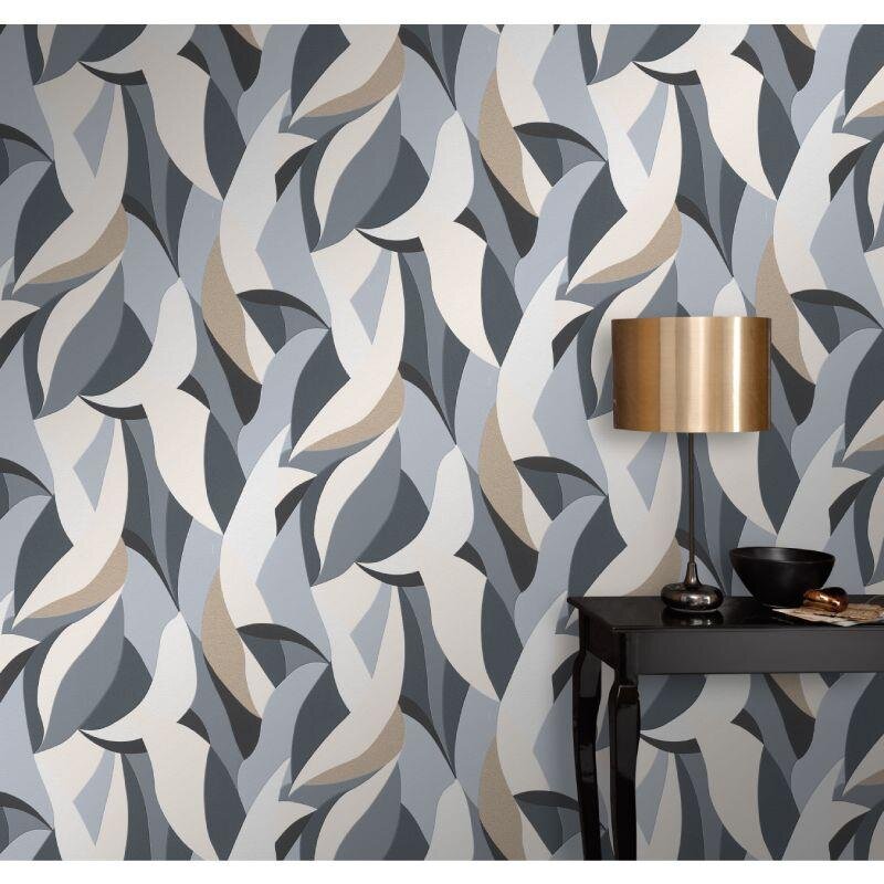 Tapete Grau, Silber ELLE Decoration Vliestapete (1043318)