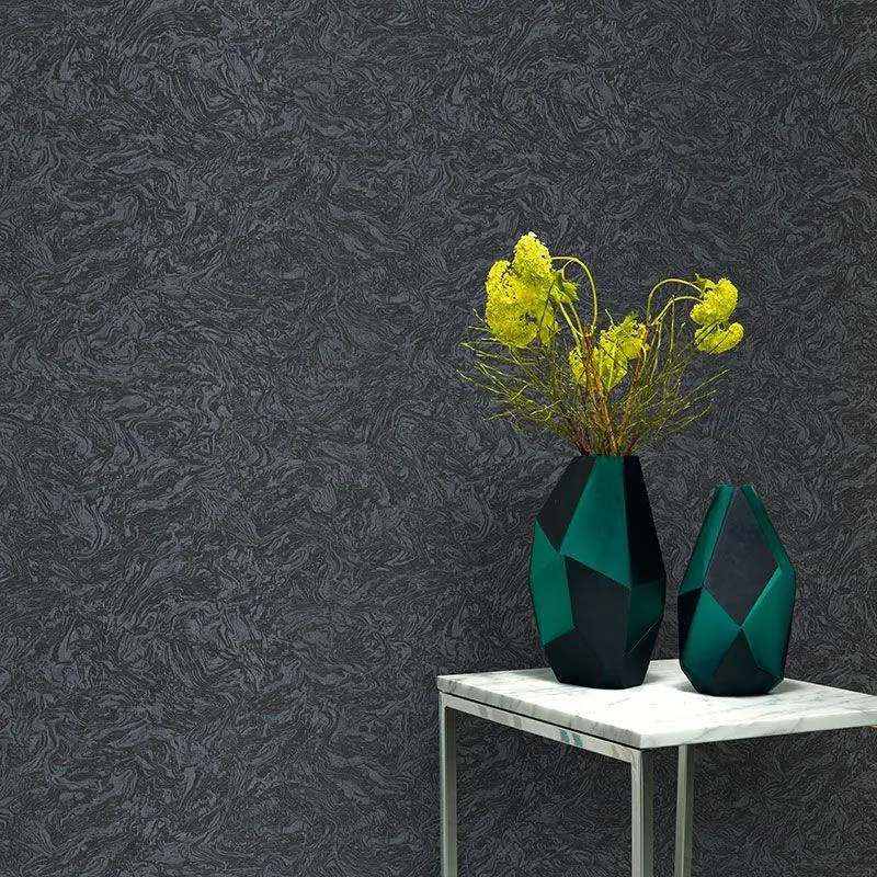 Tapete Schwarz, Anthrazit ELLE Decoration Vliestapete (1043312)