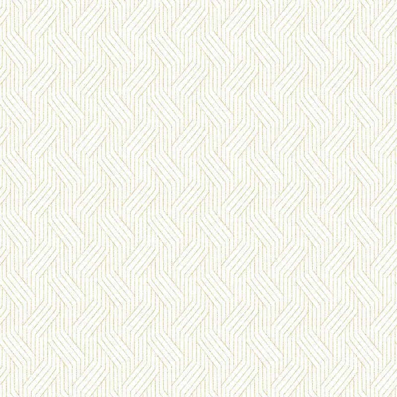 Tapete Gold, Kupfer, Weiß MASUREEL Vliestapete (1043376)