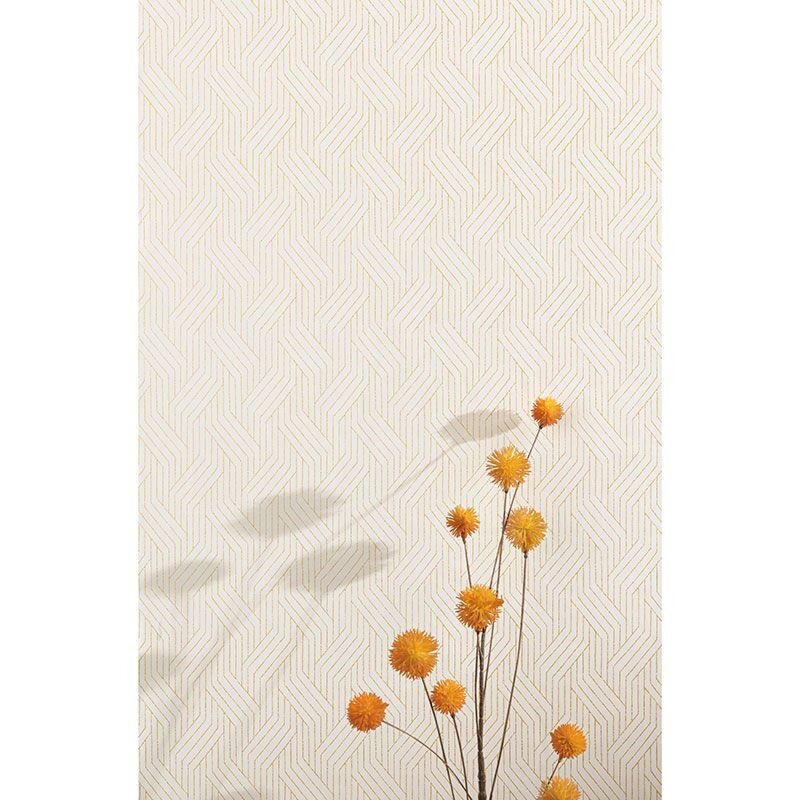 Tapete Gold, Kupfer, Weiß MASUREEL Vliestapete (1043376)