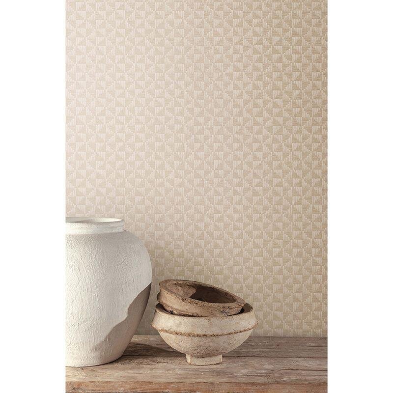 Tapete Greige MASUREEL Vliestapete (1043367)