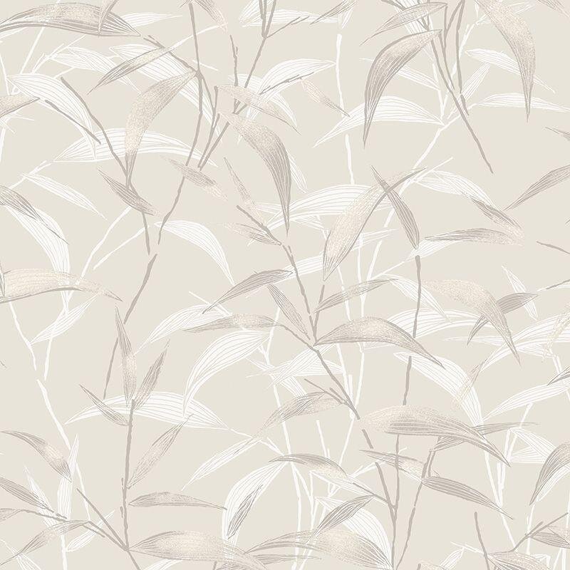 Tapete Grau, Silber, Greige, Weiß MASUREEL Vliestapete (1043365)