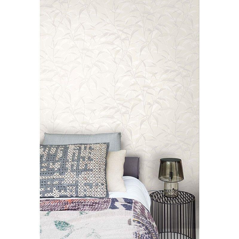 Tapete Grau, Silber, Greige MASUREEL Vliestapete (1043364)