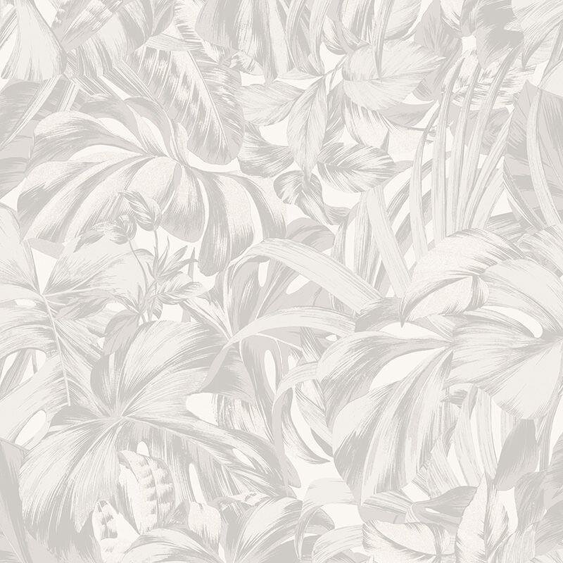 Tapete Grau, Silber, Weiß MASUREEL Vliestapete (1043361)