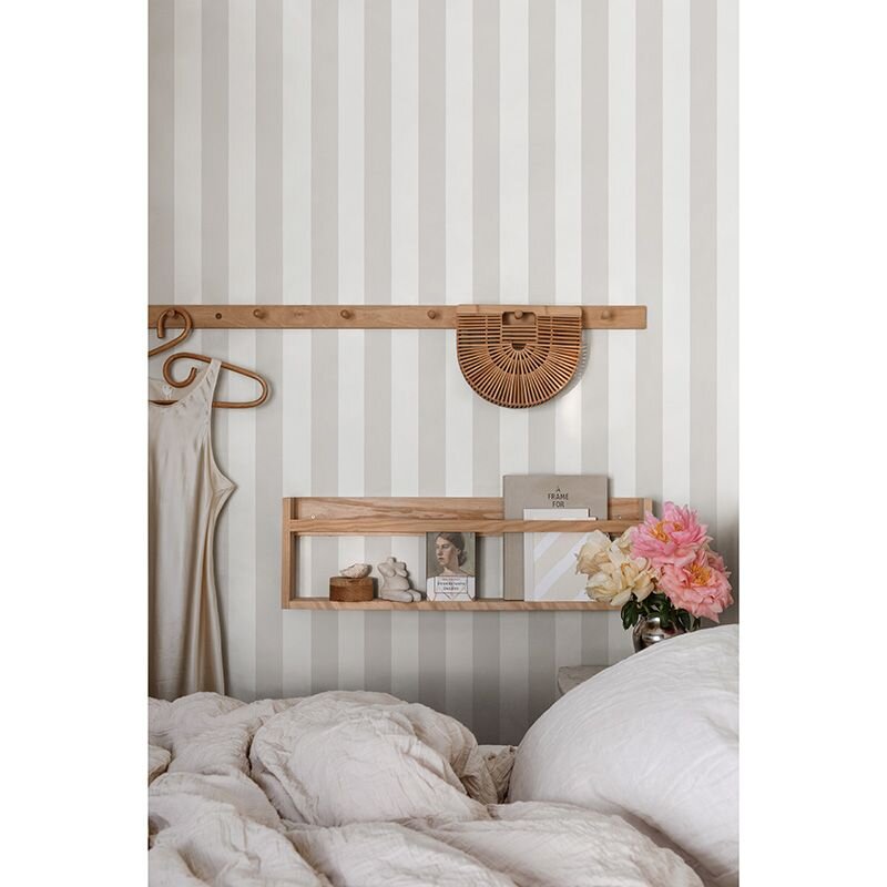 Tapete Grau, Silber, Weiß Sandberg Vliestapete (1043237)