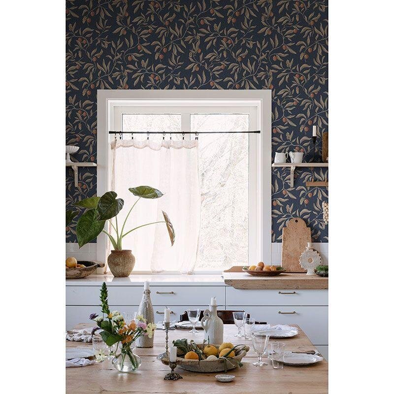 Tapete Blau, Braun Sandberg Vliestapete (1043236)