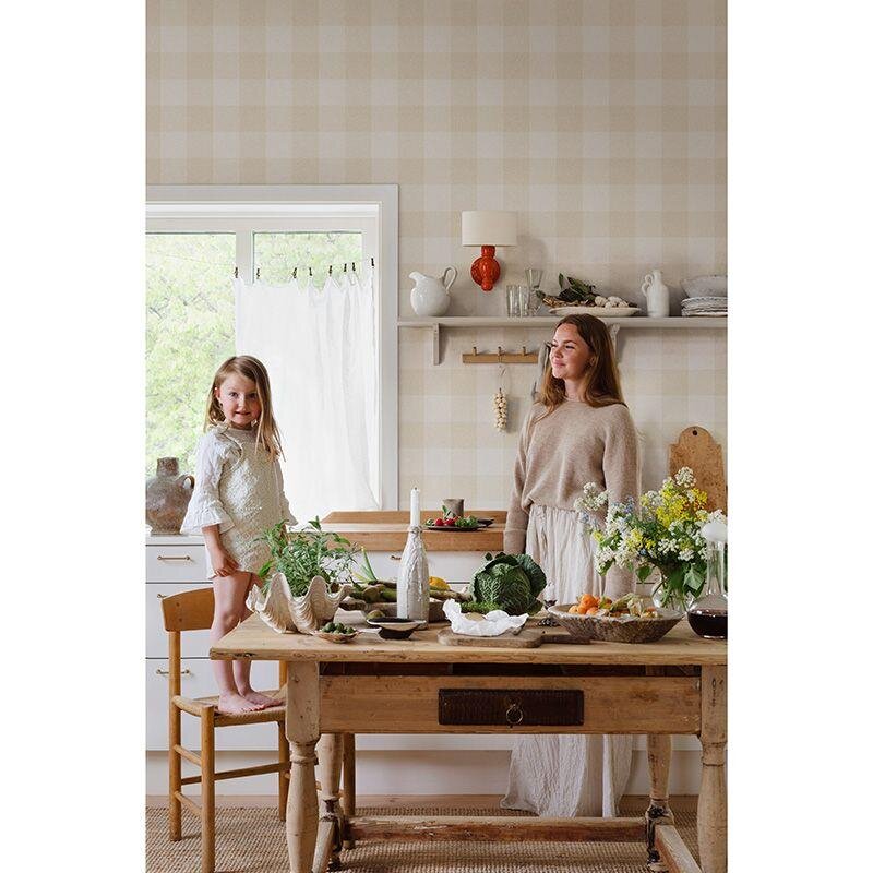 Tapete Beige, Creme Sandberg Vliestapete (1043235)