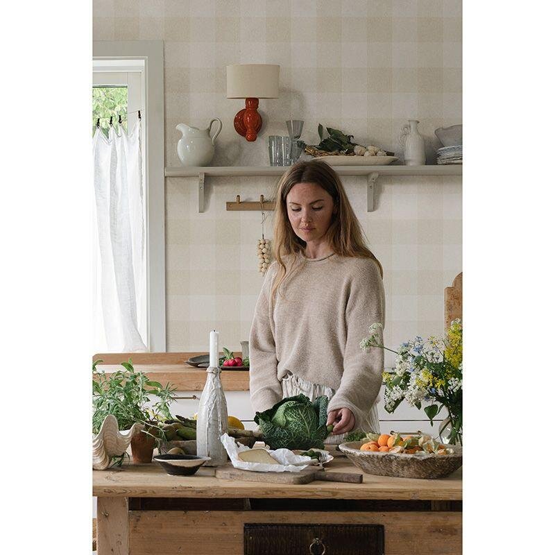 Tapete Beige, Creme Sandberg Vliestapete (1043235)