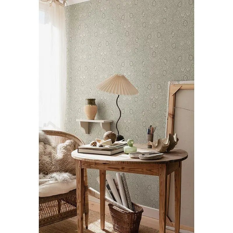 Tapete Grün, Weiß Sandberg Vliestapete (1043231)