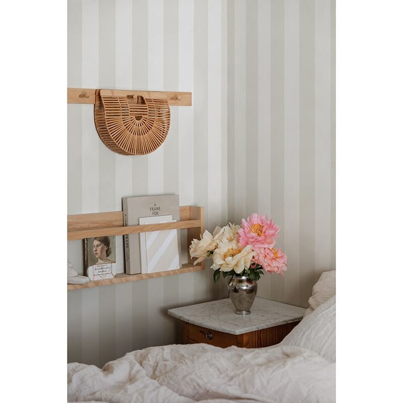 Tapete Grau, Silber, Weiß Sandberg Vliestapete (1043218)