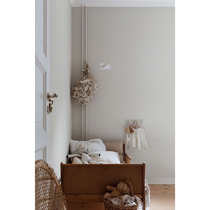 Tapete Greige, Weiß Sandberg Vliestapete (1043217)