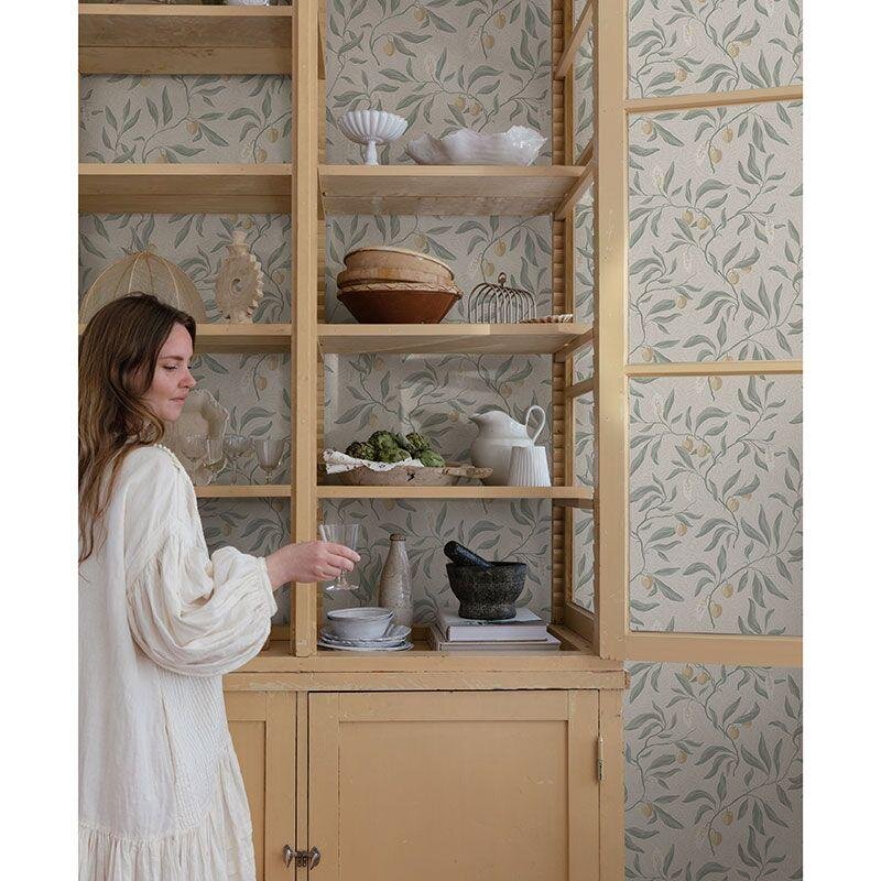 Tapete Beige, Creme, Greige, Grün Sandberg Vliestapete (1043212)