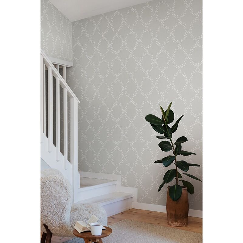 Tapete Grau, Silber, Weiß Sandberg Vliestapete (1043198)