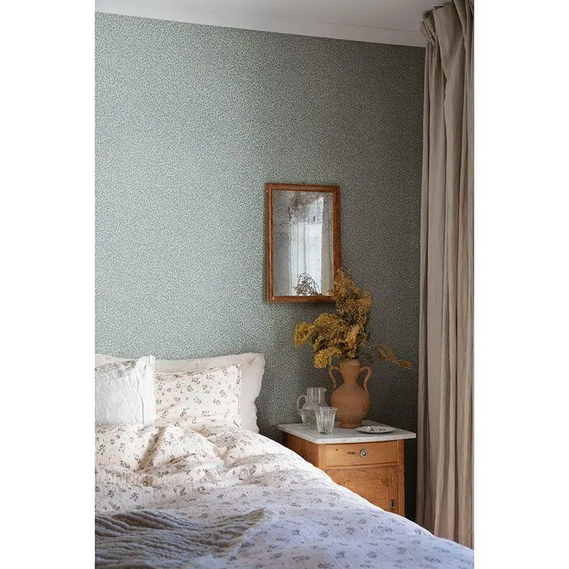 Tapete Blau, Greige Sandberg Vliestapete (1043196)