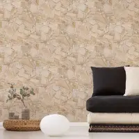 Tapete Beige, Creme, Braun AS-Creation Vliestapete (1043300)