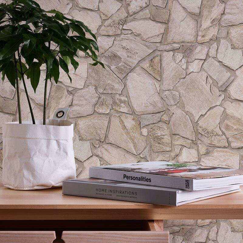 Tapete Braun, Beige, Creme AS-Creation Vliestapete (1043299)