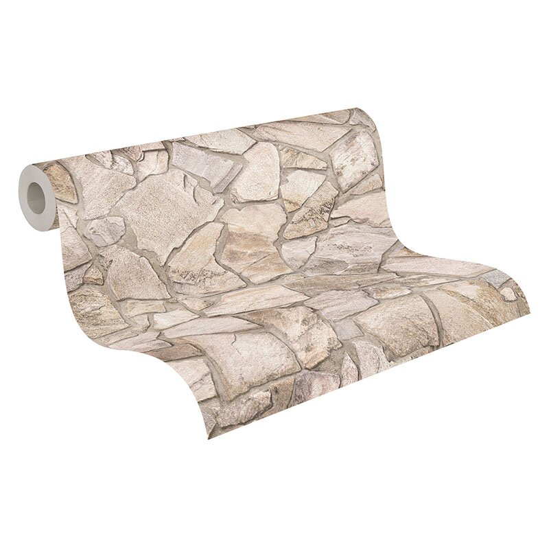 Tapete Braun, Beige, Creme AS-Creation Vliestapete (1043299)