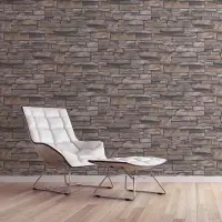 Tapete Grau, Silber, Braun AS-Creation Vliestapete (1043256)