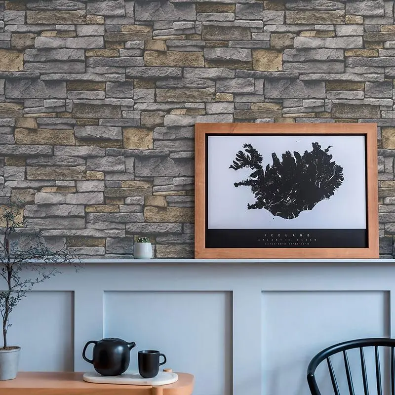 Tapete Grau, Silber, Beige, Creme AS-Creation Vliestapete (1043254)