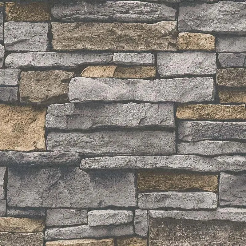 Tapete Grau, Silber, Beige, Creme AS-Creation Vliestapete (1043254)