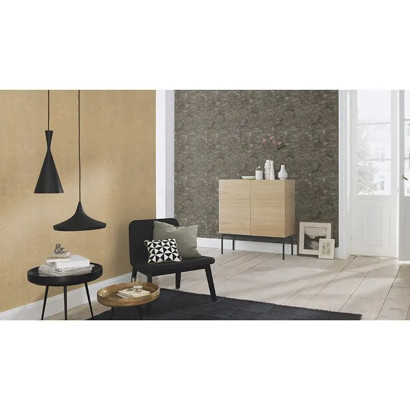 Tapete Gold, Kupfer Rasch Vliestapete (1043120)