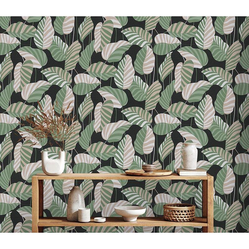 Tapete Gold, Kupfer, Grün, Schwarz, Anthrazit AS-Creation Vliestapete (1043029)