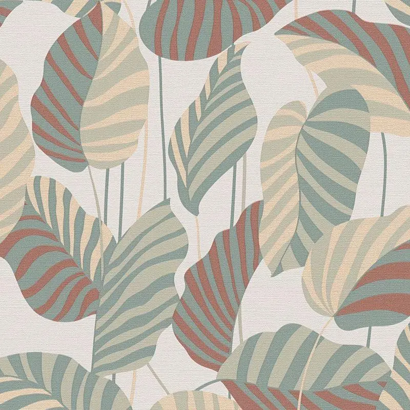 Tapete Beige, Creme, Braun, Grün, Weiß AS-Creation Vliestapete (1043028)