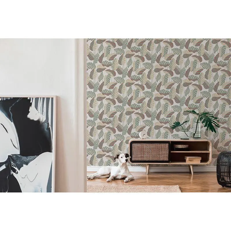 Tapete Beige, Creme, Braun, Grün, Weiß AS-Creation Vliestapete (1043028)