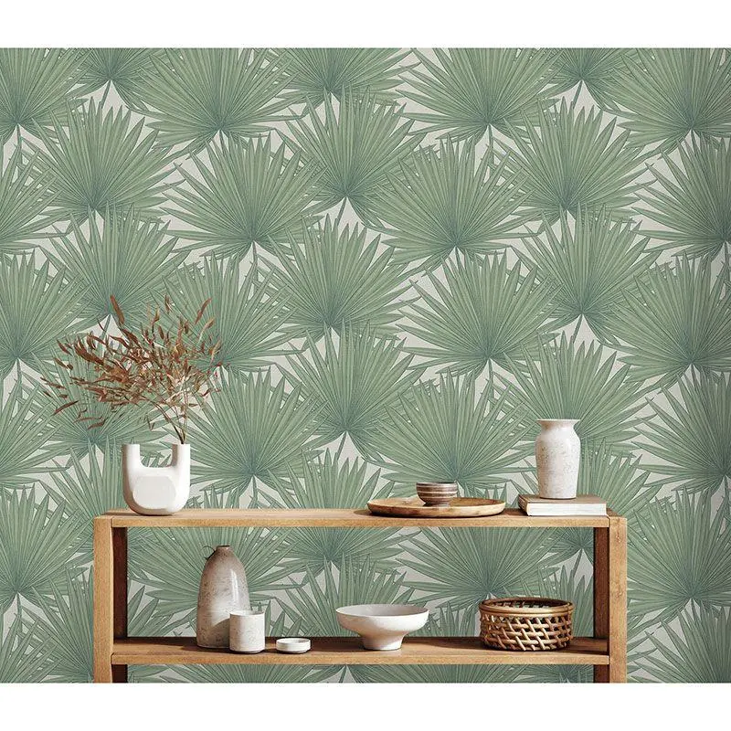 Tapete Greige, Grün AS-Creation Vliestapete (1043010)