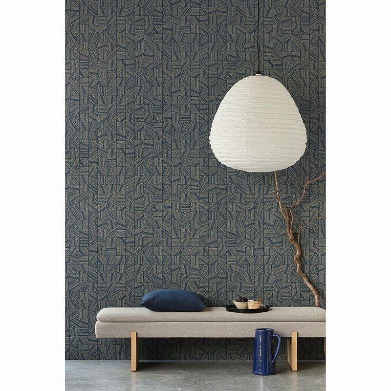 Tapete Blau, Grau, Silber Eijffinger Vliestapete (1042995)