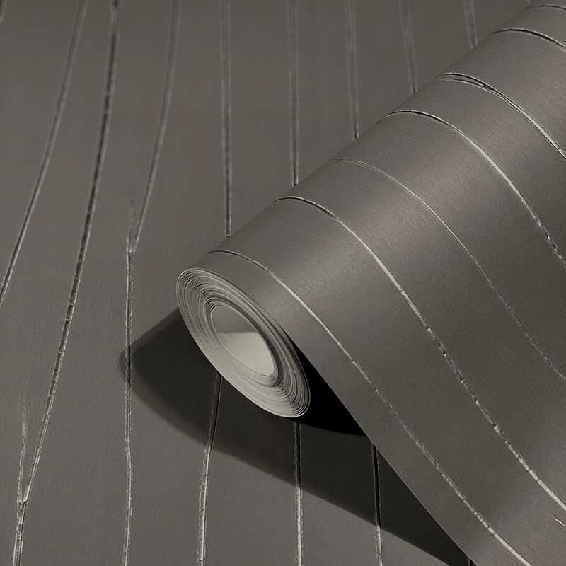 Tapete Grau, Silber, Schwarz, Anthrazit Marburg Vliestapete (1042941)