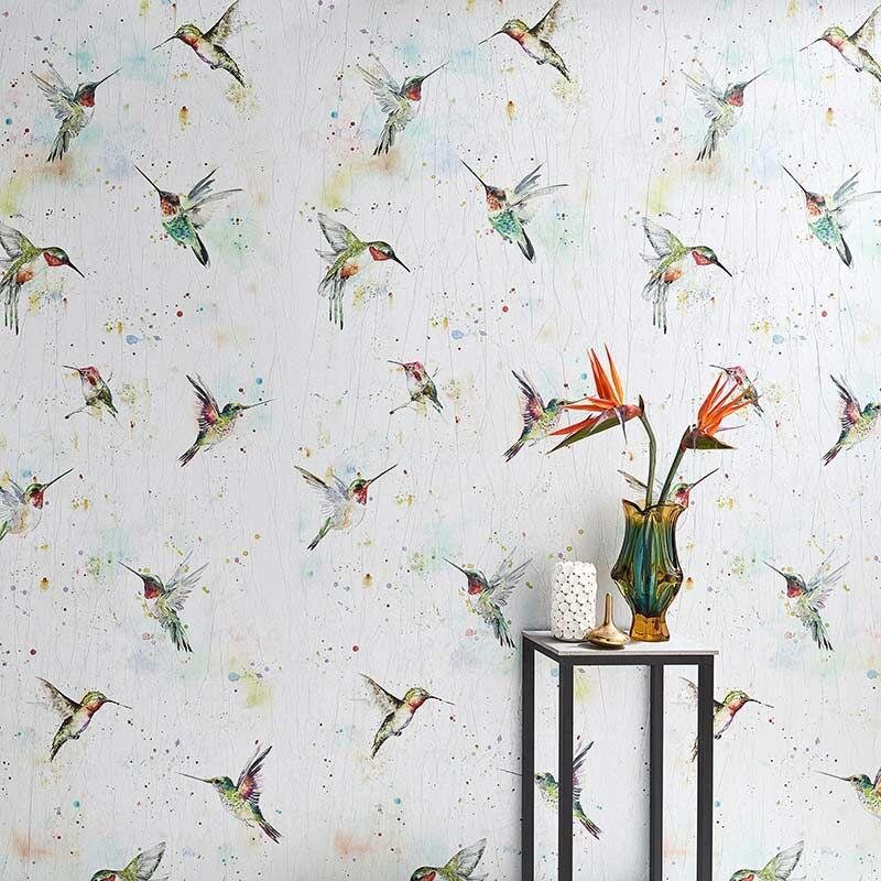 Digitaldruck-Tapete Bunt, Weiß Marburg (1042890)