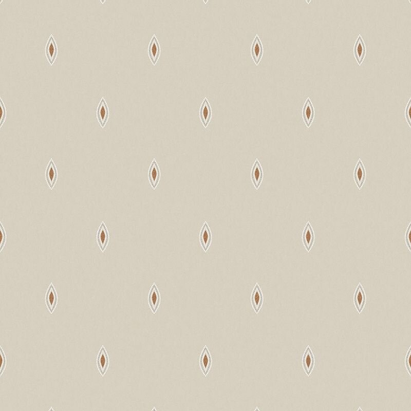 Tapete Greige MASUREEL Vliestapete (1042857)