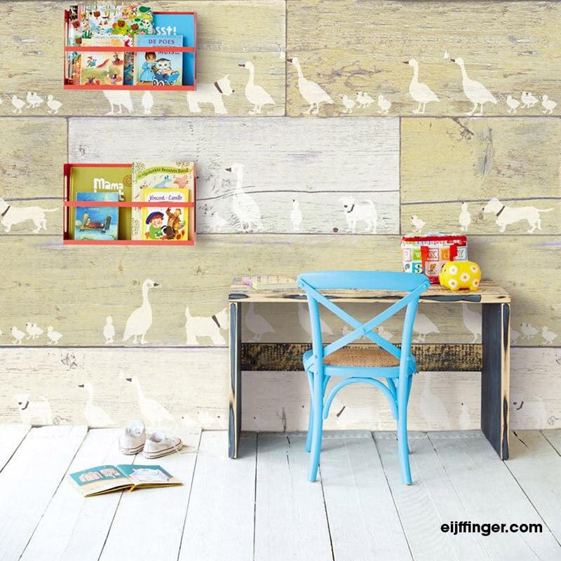 Digitaldruck-Tapete Beige, Creme, Grün Eijffinger (1020961)