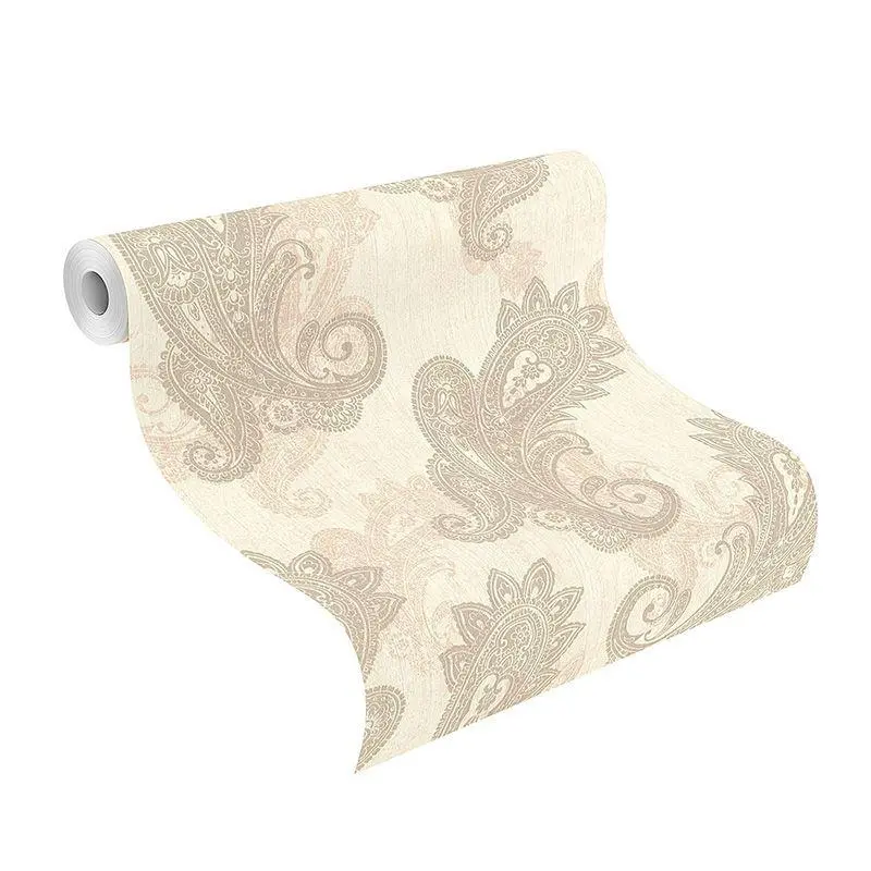 Tapete Beige, Creme, Grau, Silber Rasch Vliestapete (1042825)