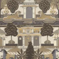 Tapete Beige, Creme, Grau, Silber, Schwarz, Anthrazit...