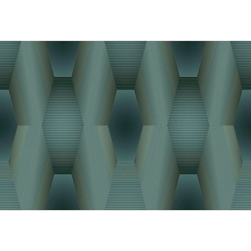 Digitaldruck-Tapete Blau, Gold, Kupfer, Grün, Petrol Guido Maria Kretschmer (1042781)