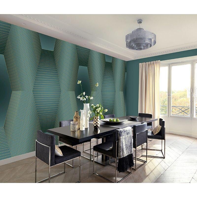 Digitaldruck-Tapete Blau, Gold, Kupfer, Grün, Petrol Guido Maria Kretschmer (1042781)